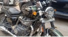 Royal Enfield Super Meteor 650 Headlight Grill Black - SPAREZO